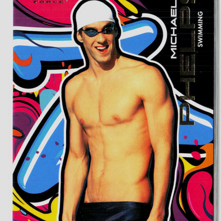 2026 Upper Deck SkyBox Metal Universe Champions Z-Force Michael Phelps #Z-11