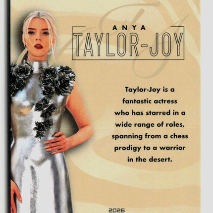 2026 Upper Deck SkyBox Premium Metal Universe SE Anya Taylor-Joy #S-25