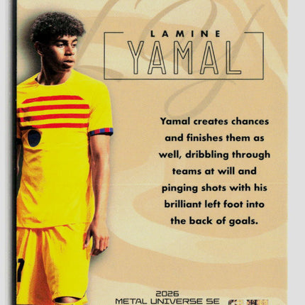 2026 Upper Deck SkyBox Metal Universe Champions Lamine Yamal #S-15 SE