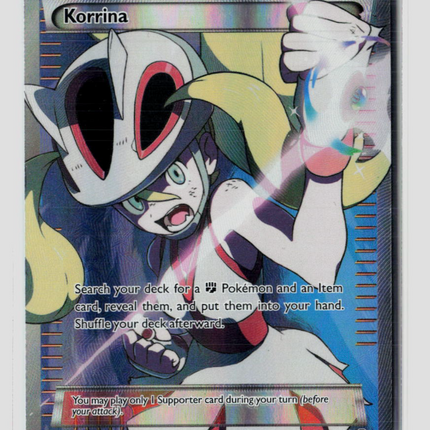 Pokemon 2014 Furious Fists Korrina UR FA #111/111
