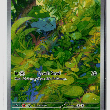 Pokemon 2023 Scarlet & Violet 151 Bulbasaur FA #166/165
