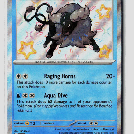 Pokemon 2024 Paldean Fates Paldean Tauros #120/91