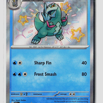Pokemon 2024 Paldean Fates Arctibax #129/91