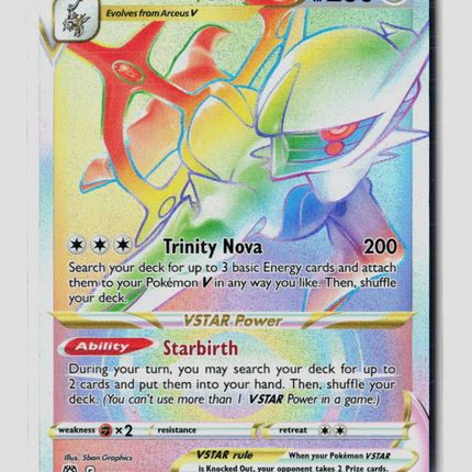 Pokemon 2022 Brilliant Stars Arceus VSTAR FA HR #176/172