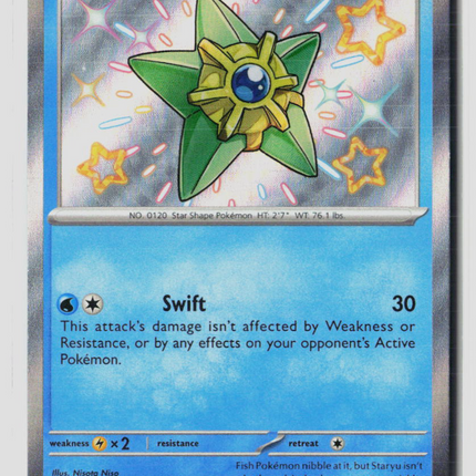 Pokemon 2024 Paldean Fates Staryu #118/91