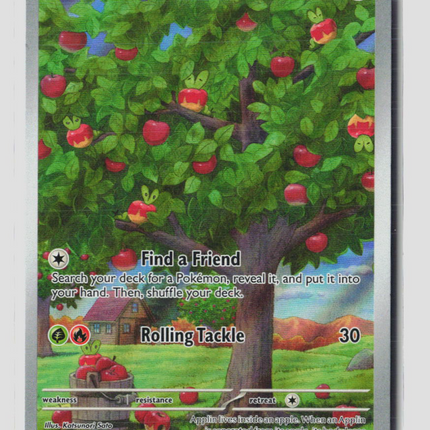 Pokemon 2024 Twilight Masquerade Applin FA #185/167