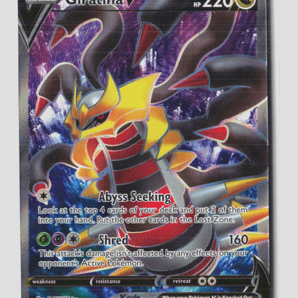 Pokemon 2022 Lost Origin Giratina V #185/196