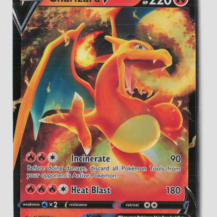 Pokemon 2022 Brilliant Stars Charizard V RR #17/172