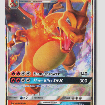 Pokemon 2019 Hidden Fates Charizard GX #SM211