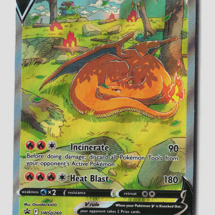 Pokemon SWSH: Sword & Shield Promo Cards Charizard V FA #SWSH260