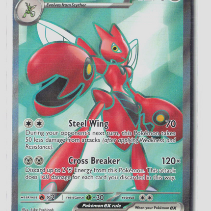 Pokemon 2024 Temporal Forces Scizor EX UR FA #195/162
