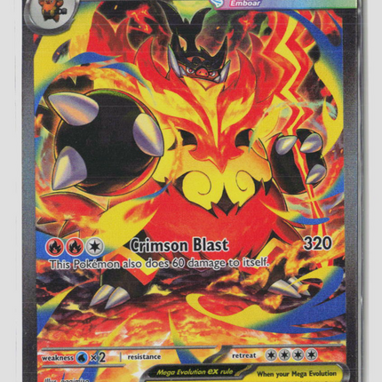 Pokemon 2026 Mega Evolution – Ascended Heroes Mega Emboar EX FA SAR #273/217