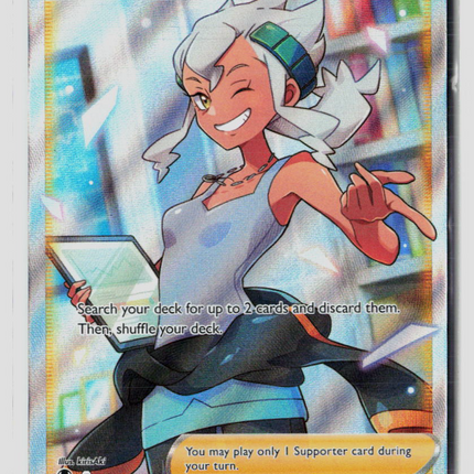 Pokemon 2022 Silver Tempest Professor Burnet CHR FA #TG26/TG30