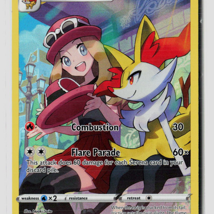 Pokemon 2022 Silver Tempest Braixen CHR #TG01/TG30
