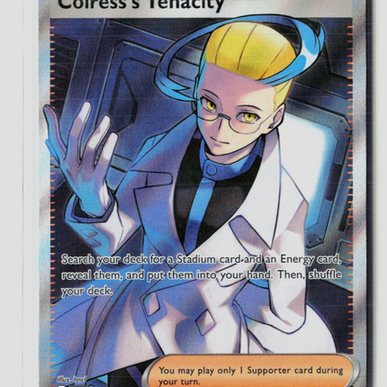 Pokemon 2024 Shrouded Fable Colress's Tenacity UR FA #87/64