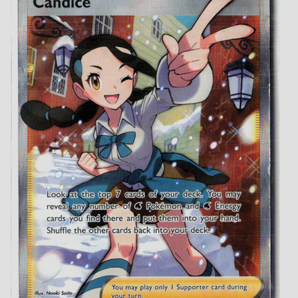 Pokemon 2022 Silver Tempest Candice SR FA #189/195