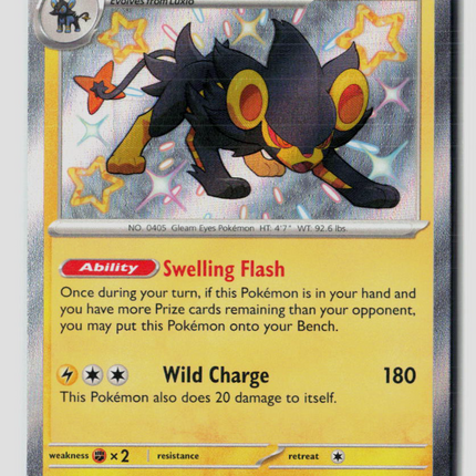 Pokemon 2024 Paldean Fates Luxray #137/91