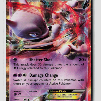 Pokemon 2015 BREAKthrough Mewtwo EX #62/162