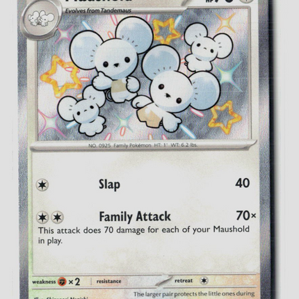 Pokemon 2024 Paldean Fates Maushold #210/91