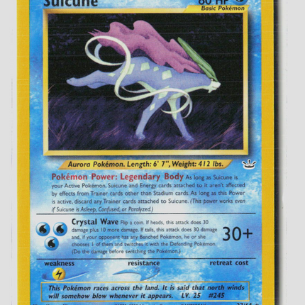 Pokemon 2001 Neo Revelation Suicune #27/64