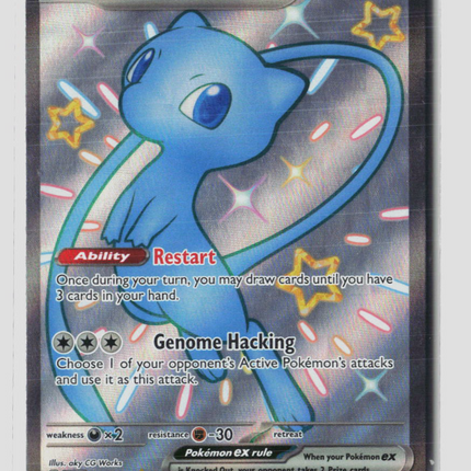 Pokemon 2024 Paldean Fates Mew EX FA SAR SSR #216/91