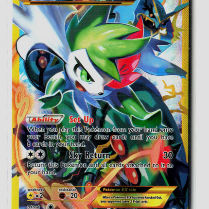 Pokemon 2015 Roaring Skies Shaymin EX FA #77a/108