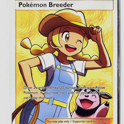Pokemon 2017 Shining Legends Pokemon Breeder SR FA #73/73
