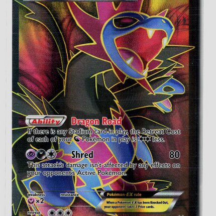 Pokemon 2015 Roaring Skies Hydreigon EX SR FA #103/108
