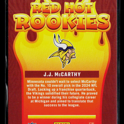 2024 Panini Donruss J.J. McCarthy #RHR-JJM