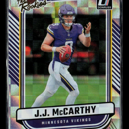 2024 Panini Donruss Football J.J. McCarthy #TR-1