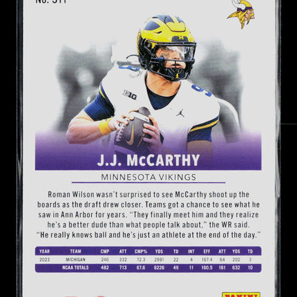 2024 Panini Prestige J.J. McCarthy #311 RC