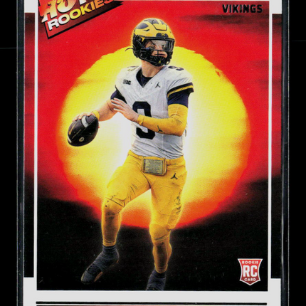 2024 Panini Score Football J.J. McCarthy #11 RC