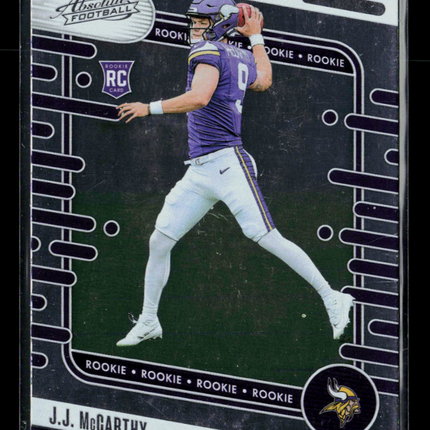 2024 Panini Absolute Football J.J. McCarthy #110 RC