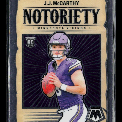 2024 Panini Mosaic J.J. McCarthy #21 RC