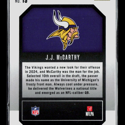 2024 Panini Prizm J.J. McCarthy #19 RC