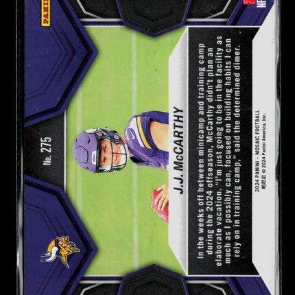 2024 Panini Mosaic J.J. McCarthy #275