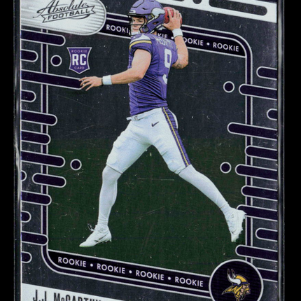 2024 Panini Absolute Football J.J. McCarthy #110 RC