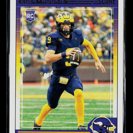 2024 Panini Score Football J.J. McCarthy #304 RC
