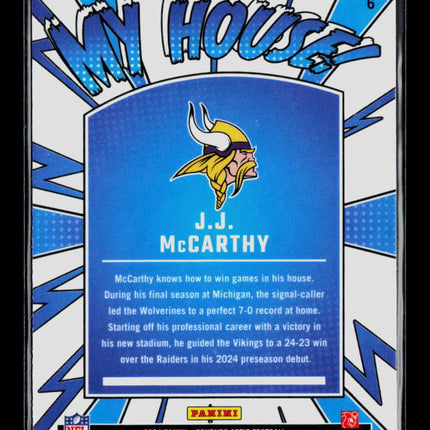 2024 Panini Donruss Optic J.J. McCarthy #6 RC
