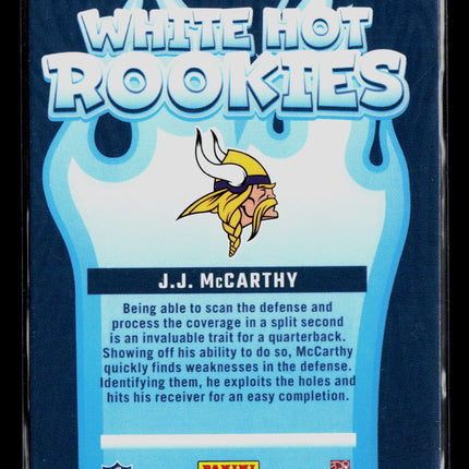 2024 Panini Donruss J.J. McCarthy #WH1 White Hot Rookies
