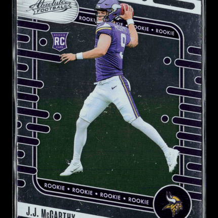 2024 Panini Absolute Football J.J. McCarthy #110 RC