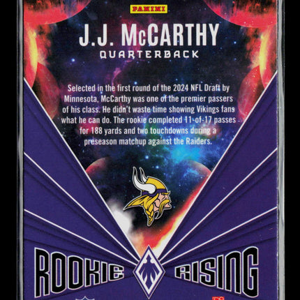 2025 Panini Phoenix J.J. McCarthy #RR-JMY RC