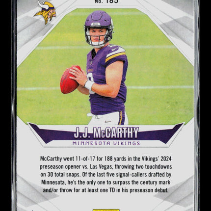 2025 Panini Phoenix J.J. McCarthy #185 RC