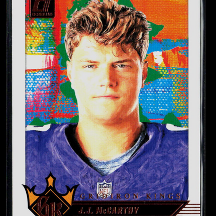 2024 Panini Donruss Gridiron Kings J.J. McCarthy #5