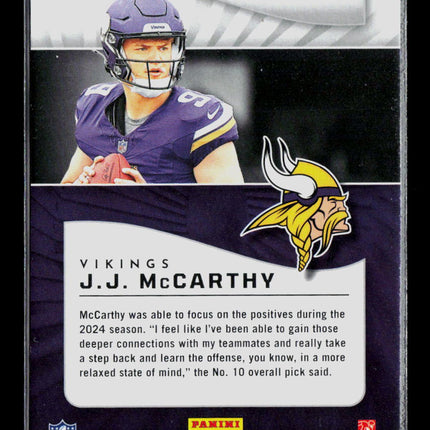 2024 Panini Illusions Football J.J. McCarthy #100 RC