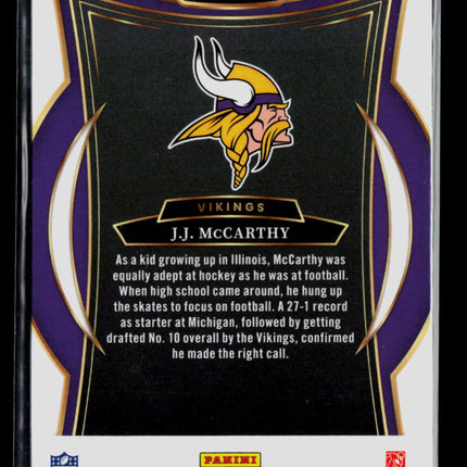 2025 Panini Select Football J.J. McCarthy #24 RC