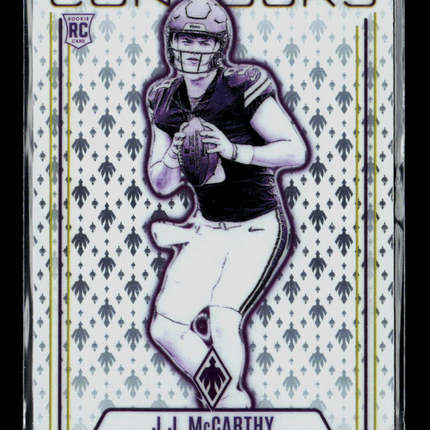 2025 Panini Phoenix Contours J.J. McCarthy #CON-JMY RC