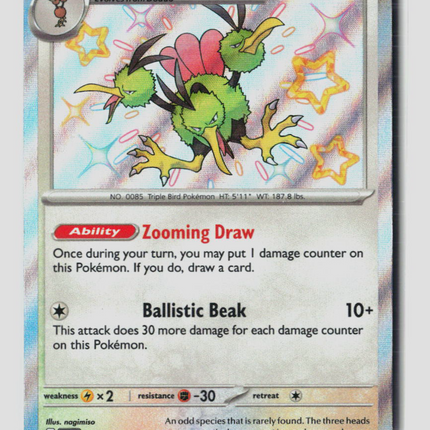 Pokemon 2024 Paldean Fates Dodrio #200/91