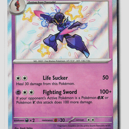 Pokemon 2024 Paldean Fates Ceruledge #162/91