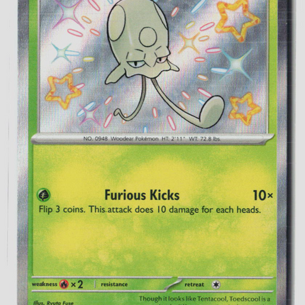 Pokemon 2024 Paldean Fates Toedscool #105/91
